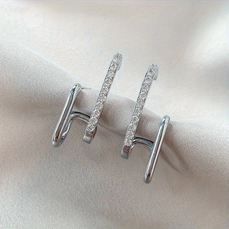 Pendientes Estefanía - Plateados - Carlos Hernández Madrid