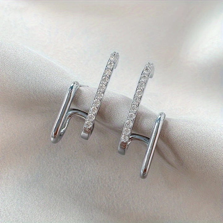 Pendientes Estefanía - Plateados - Carlos Hernández Madrid