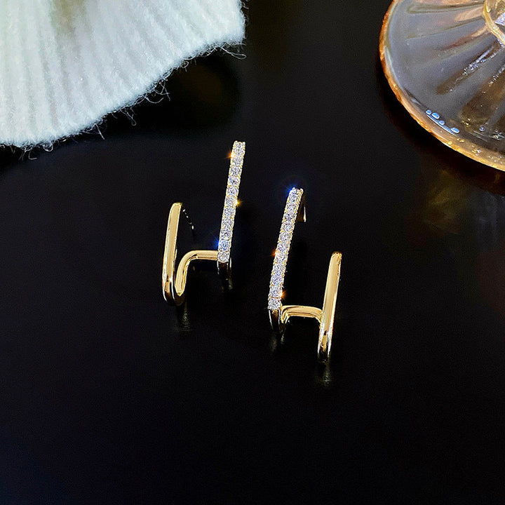 Pendientes Estefanía - Dorados - Carlos Hernández Madrid
