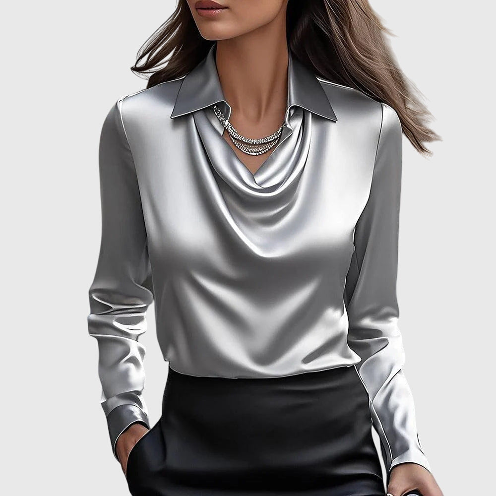 Elegant Brooklyn™ blouse by Isabel y Miguel Madrid, featuring a stylish design with intricate details and a flattering fit.