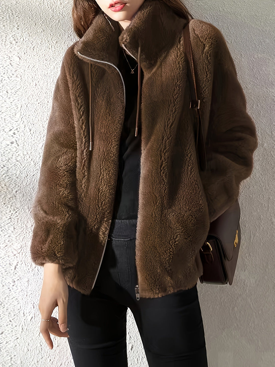 Amara | Chaqueta de borreguito suave y cálida - Carlos Hernández Madrid