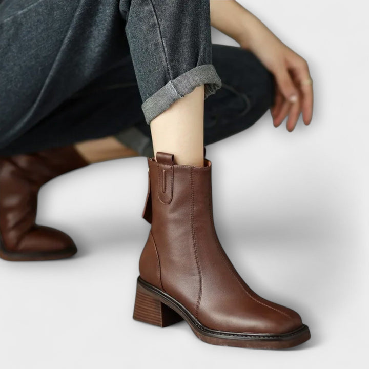 Nayara | Botas de Cuero Suave y Duraderas para Mujeres, Perfectas para Cualquier Ocasión - Carlos Hernández Madrid