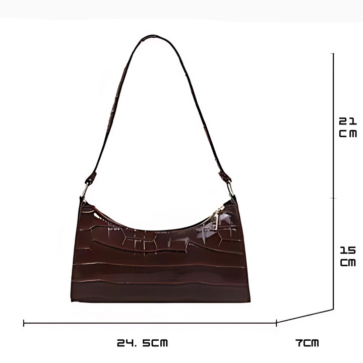 Olivia - Brillante Bolsa de Cuero