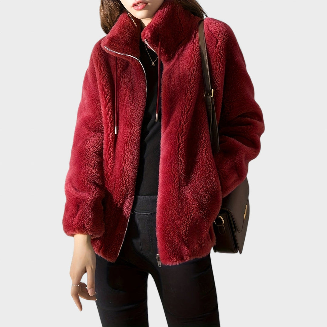 María | Chaqueta con Cremallera Acogedora - Carlos Hernández Madrid