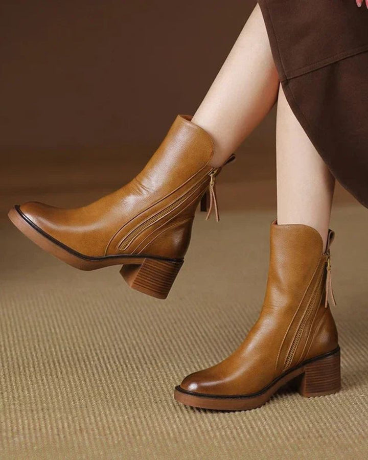 Araceli | Botines de cuero - Carlos Hernández Madrid