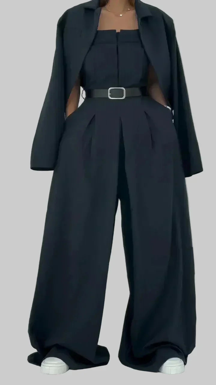 Lidia | Conjunto Chic de Bustier y Chaqueta para Mujeres – Diseño Moderno - Carlos Hernández Madrid