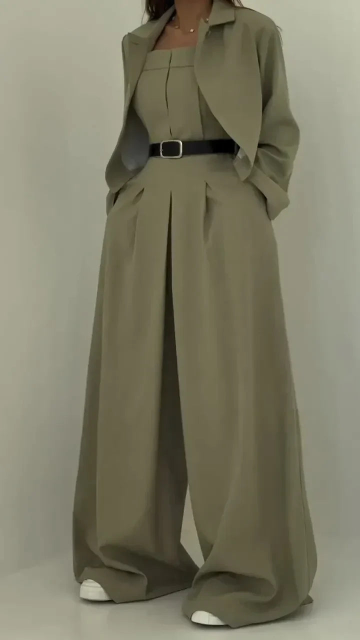 Lidia | Conjunto de Bustier + Chaqueta para Damas – Estilo Elegante y Moderno - Carlos Hernández Madrid