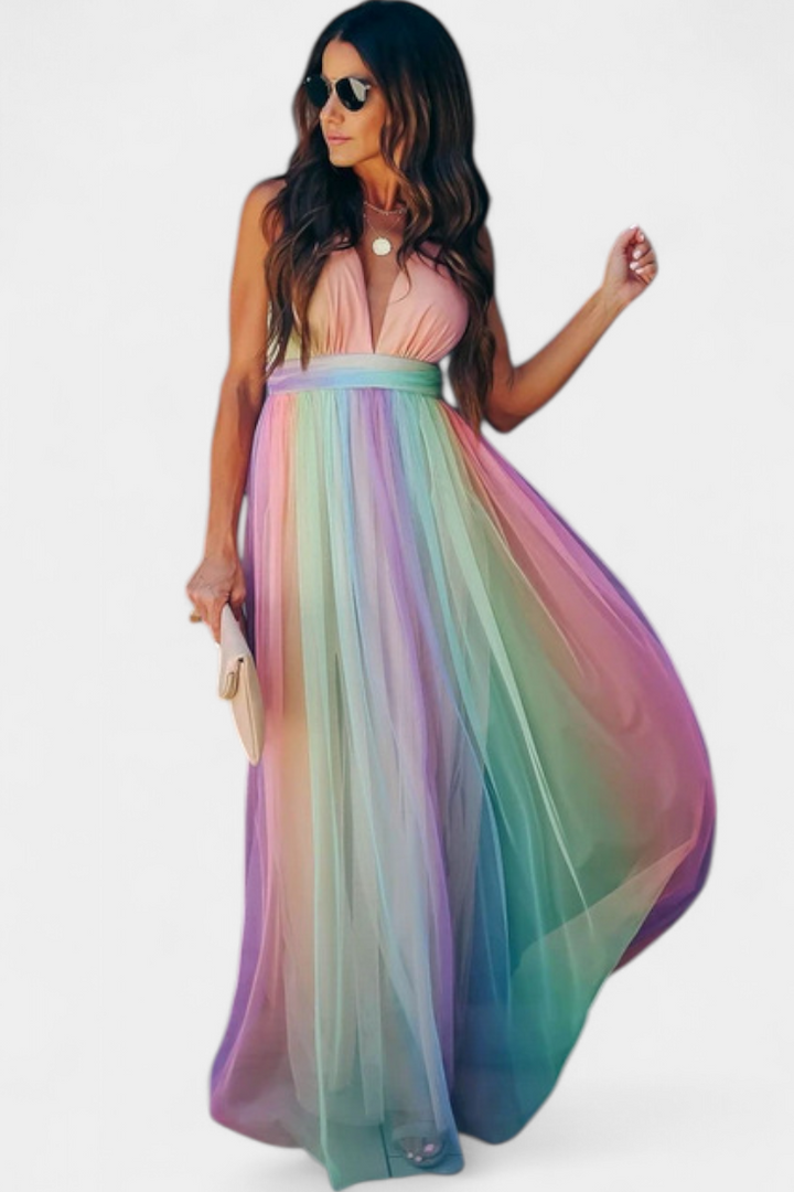 Gretchen | Vestido Rayas - Carlos Hernández Madrid