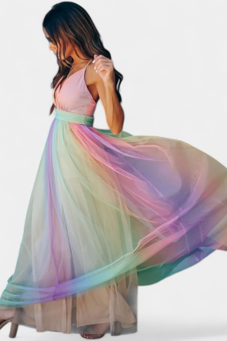Gretchen | Vestido Rayas - Carlos Hernández Madrid