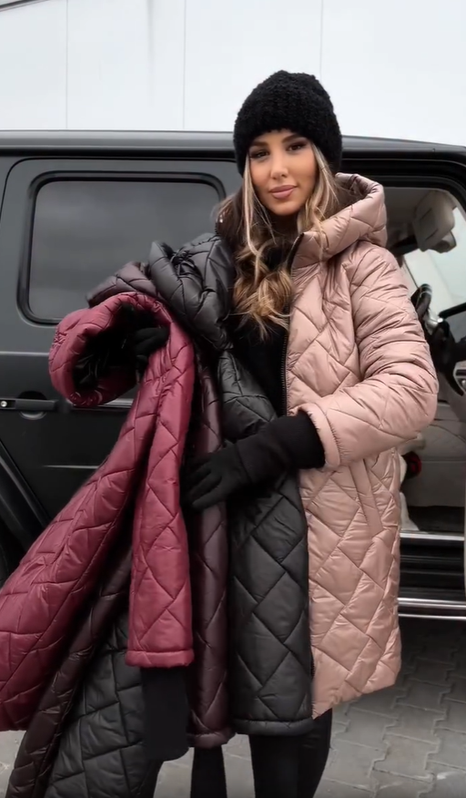 Martina | Elegante chaqueta de plumón acolchada con capucha - Carlos Hernández Madrid