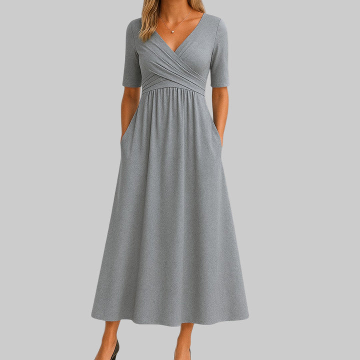 Joana | Vestido midi elegante - Carlos Hernández Madrid