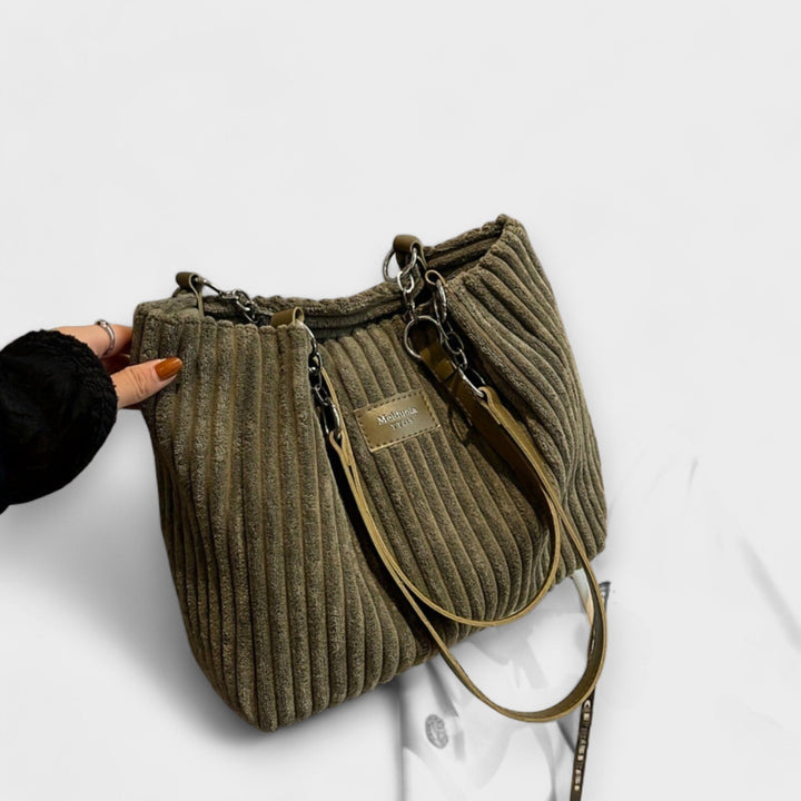 Olivia - Suave Bolsa de Hombro con Cordón