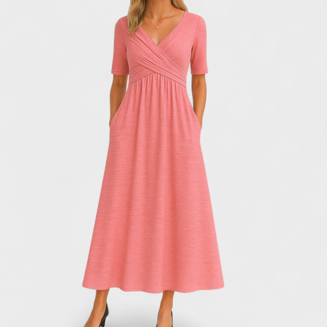 Joana | Vestido midi elegante - Carlos Hernández Madrid