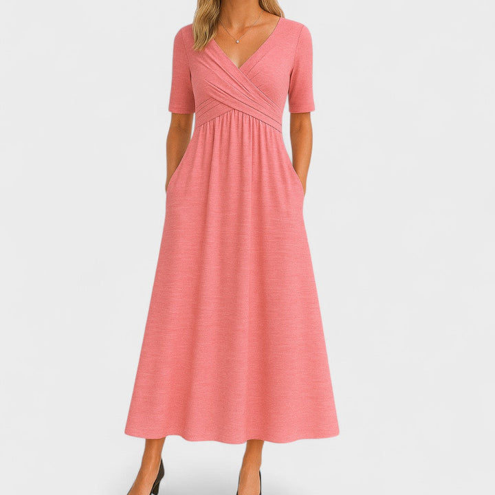 Joana | Vestido midi elegante - Carlos Hernández Madrid