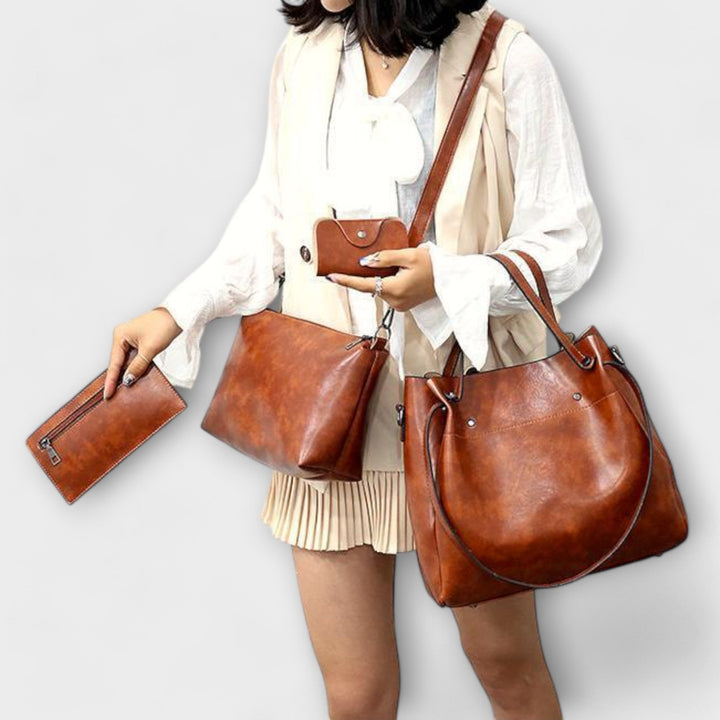 Olivia - Conjunto de 4 Bolsos Vintage