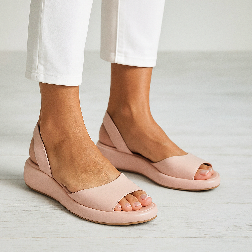 Sandalias abiertas Giselle de Isabel y Miguel Madrid con suela antideslizante y diseño casual y elegante para mujer.