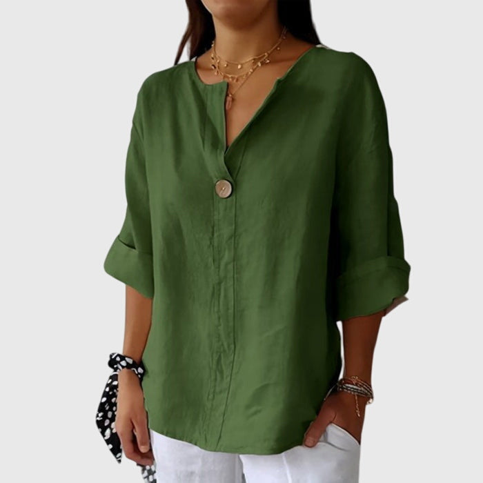 Elegant Valentina™ women's blouse by Isabel y Miguel Madrid, featuring a stylish design and comfortable fit.
