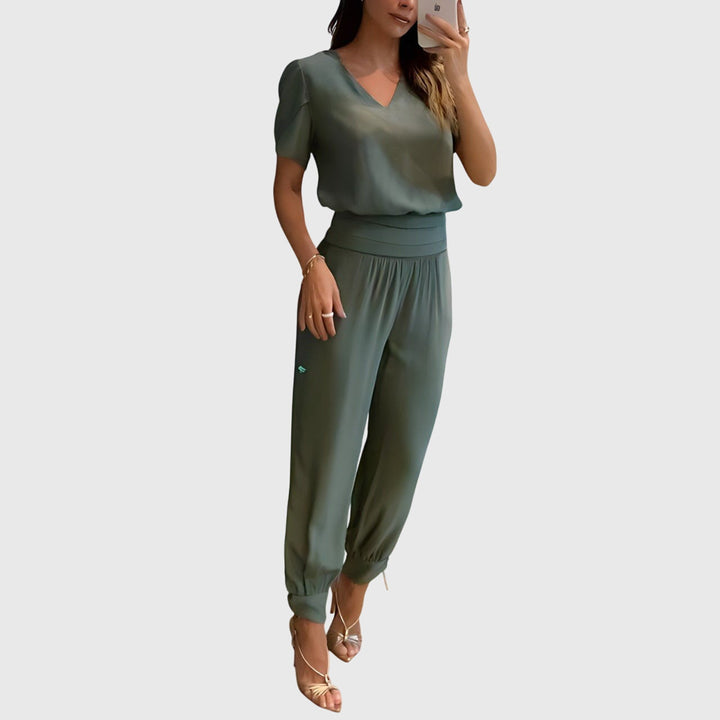 Jennifer™ | Stylish Blouse and Pants Set - Carlos Hernández Madrid