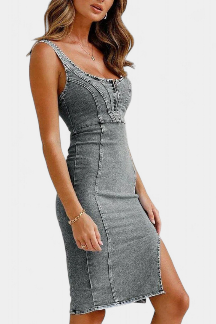 Janessa | Vestido Denim - Carlos Hernández Madrid