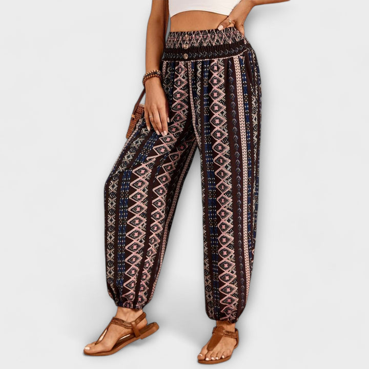 Scarlett - Pantalones con Diseño Étnico