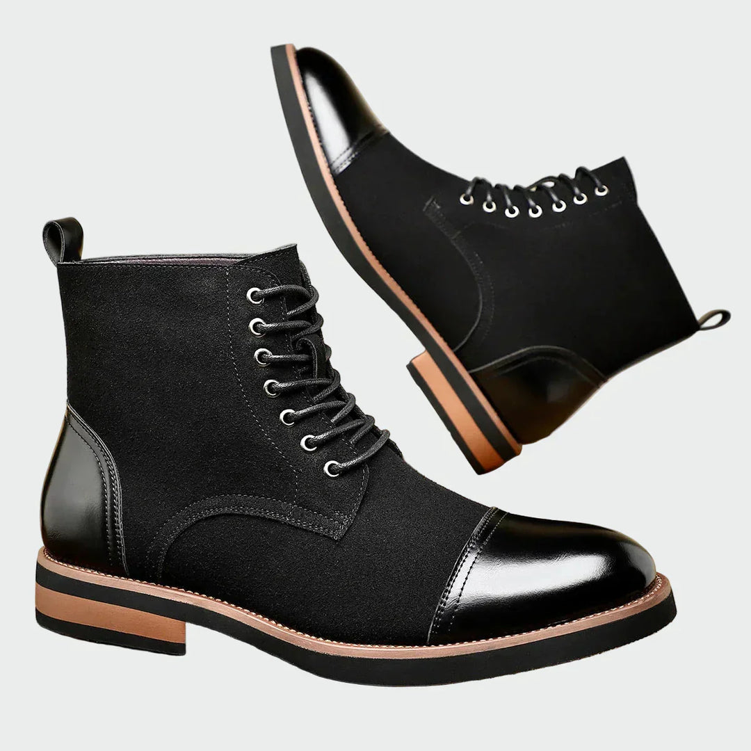 Álvaro | Botines de Cuero Oxford para Hombre Elegantes - Carlos Hernández Madrid
