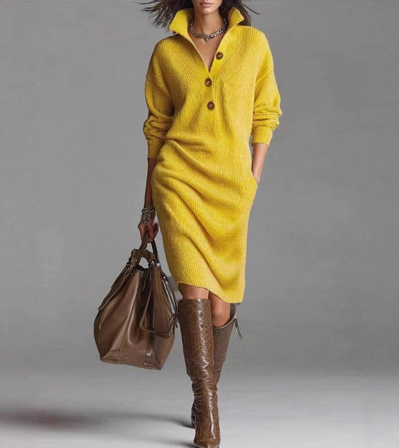 Damaris | Vestido Cálido, Elegante y Cómodo - Carlos Hernández Madrid