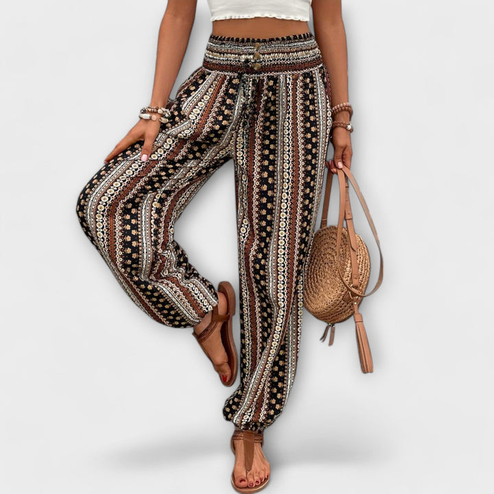 Scarlett - Pantalones de Estilo Étnico