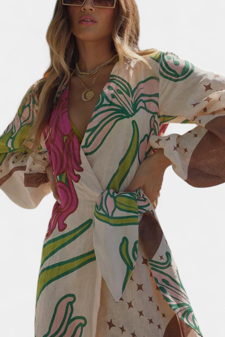 Fana | Vestido Floral - Carlos Hernández Madrid