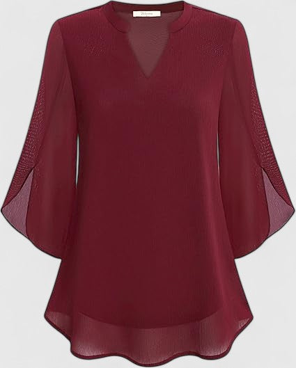 Celinora comfortable blouse by Isabel y Miguel Madrid, featuring a relaxed fit and soft fabric, displayed on a neutral background.