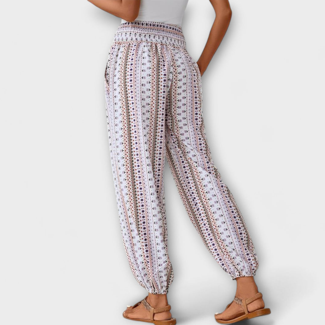Scarlett - Pantalones con Diseño Étnico