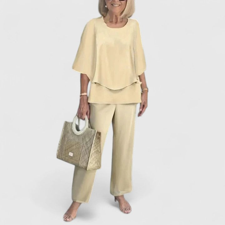 Martha | Conjunto Elegante de Dos Piezas - Carlos Hernández Madrid