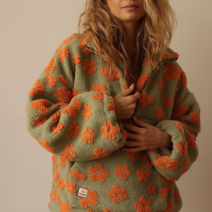 Vanessa | Suéter con estampado de flores - Carlos Hernández Madrid