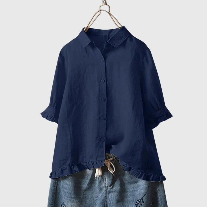 Elegant Isabel y Miguel Madrid Pamela™ chic and sophisticated shirt, featuring stylish fabric and tailored fit.