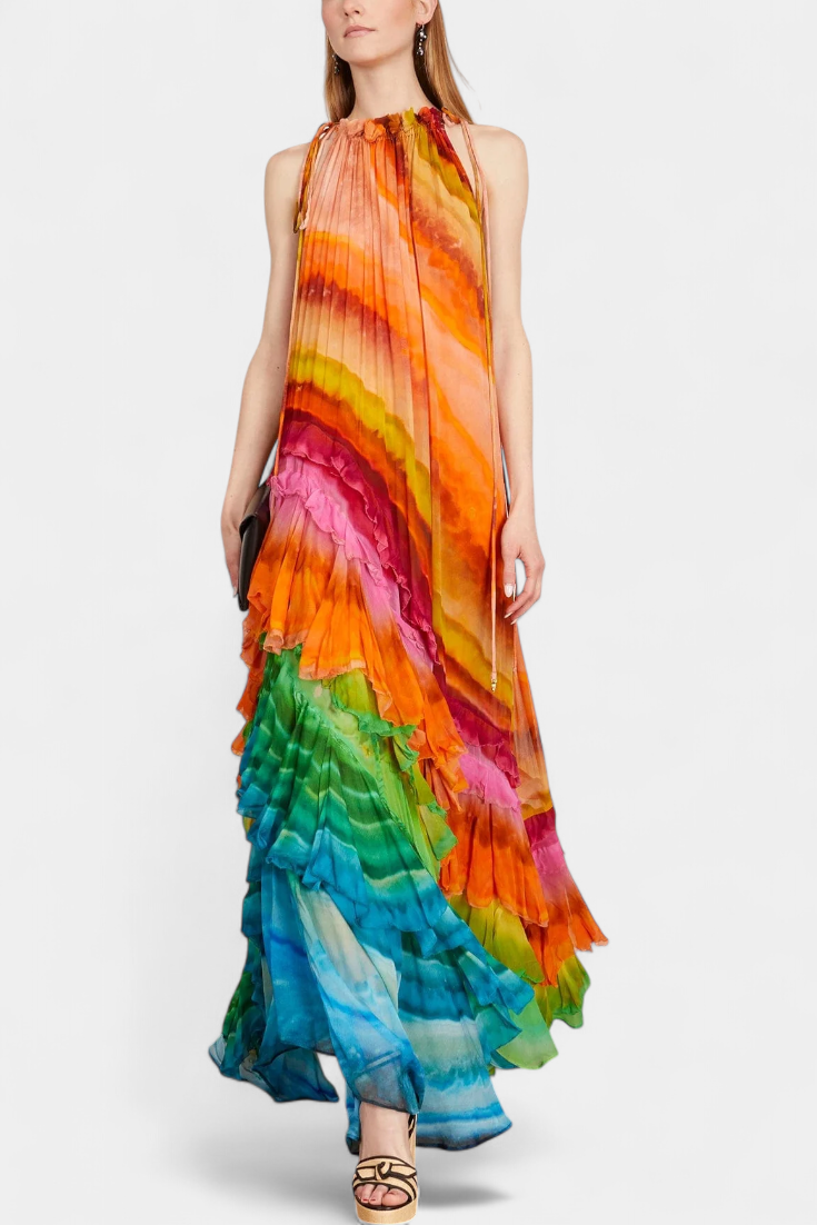 Tori | Vestido multicolor - Carlos Hernández Madrid