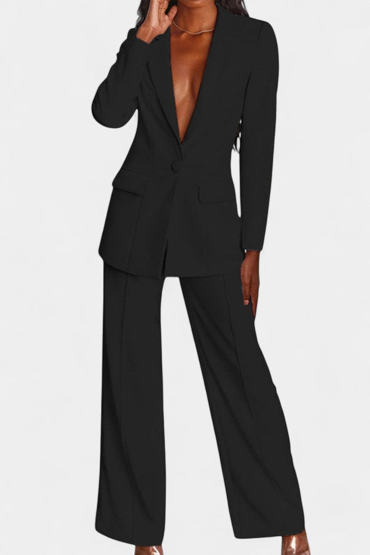 Marnie | Blazer y Pantalones Palazzo a Juego - Carlos Hernández Madrid