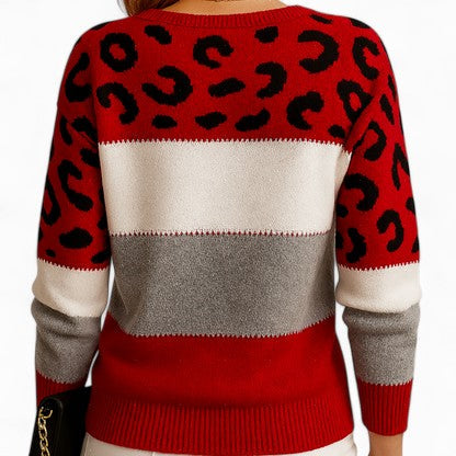 Tasmin | Elegante Suéter de Leopardo - Carlos Hernández Madrid