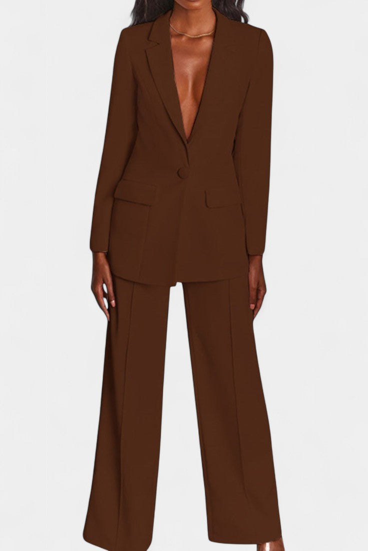 Marnie | Blazer y Pantalones Palazzo a Juego - Carlos Hernández Madrid