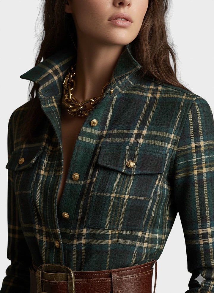 Elena | Camisa Vestido Clásico Elegante - Carlos Hernández Madrid