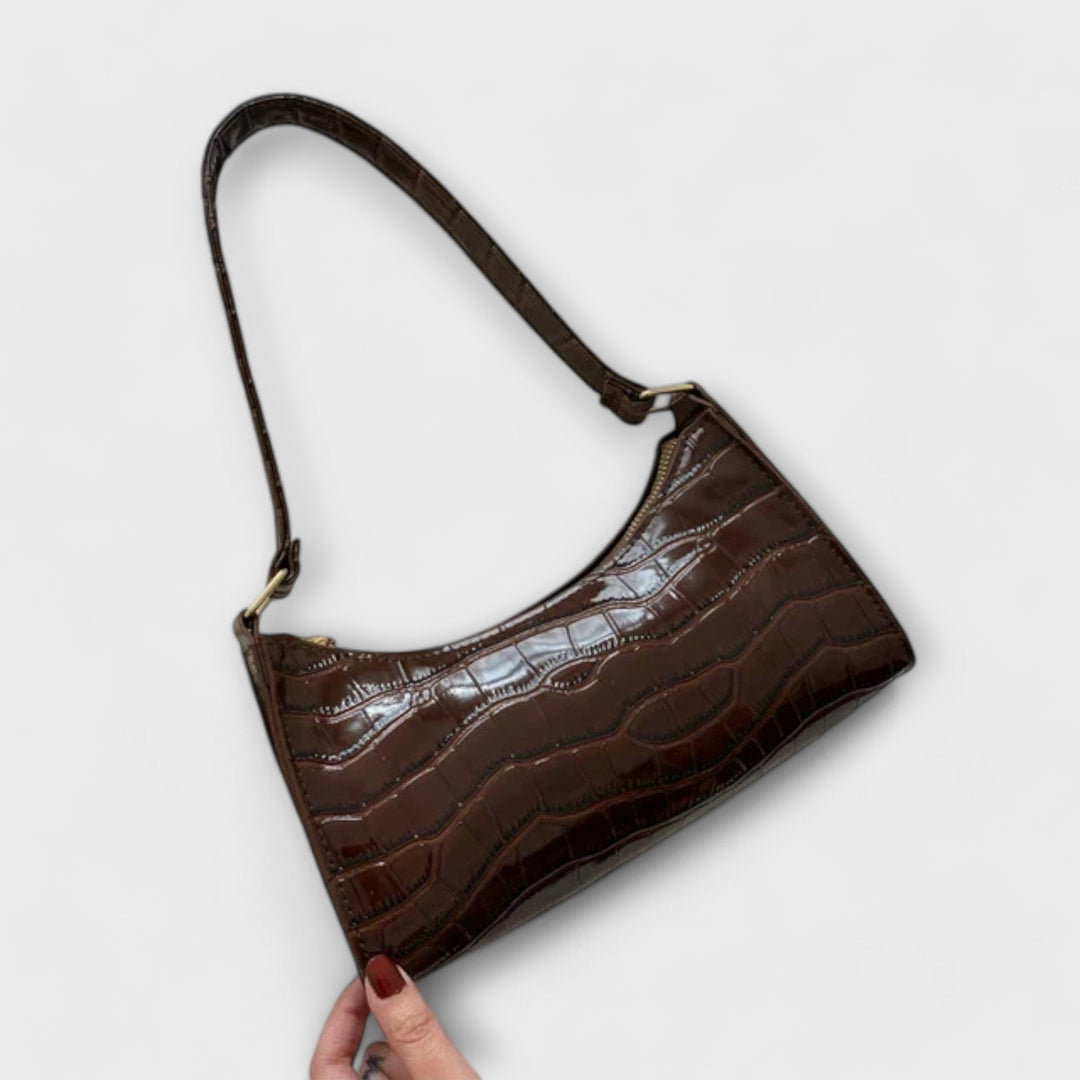 Olivia - Brillante Bolsa de Cuero