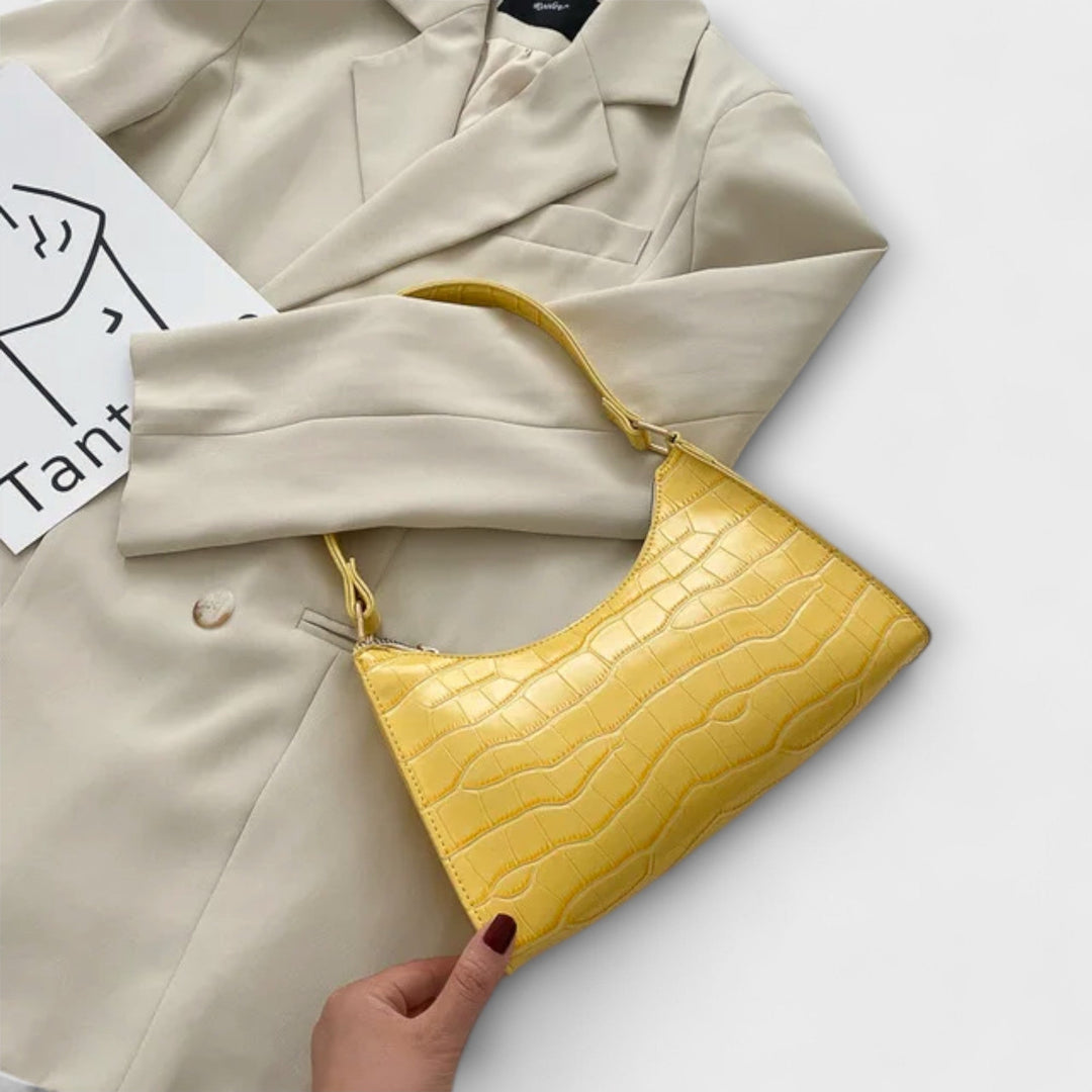 Olivia - Brillante Bolsa de Cuero