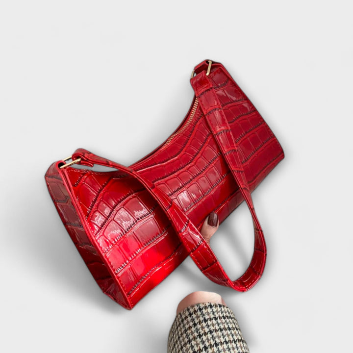 Olivia - Brillante Bolsa de Cuero