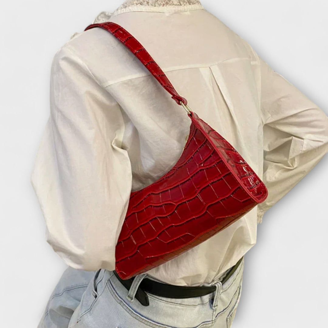 Olivia - Brillante Bolsa de Cuero
