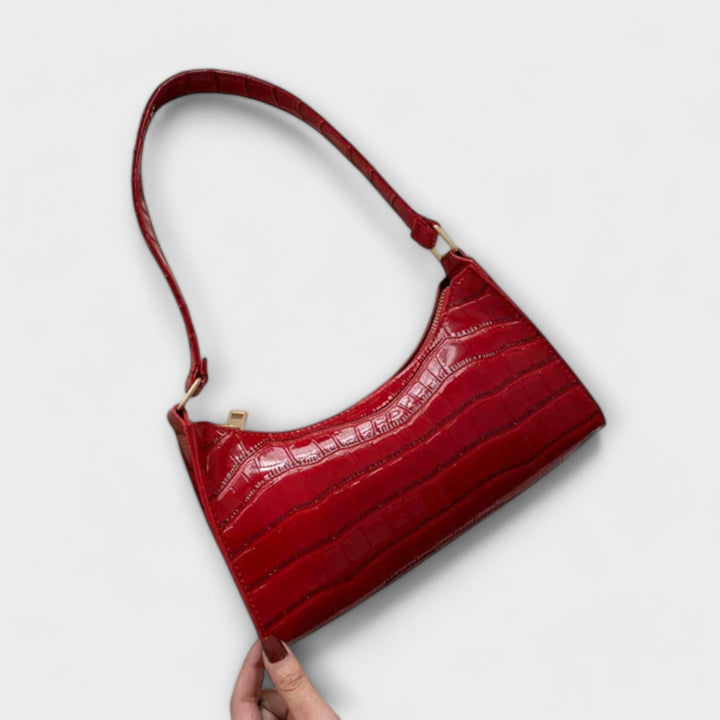 Olivia - Brillante Bolsa de Cuero