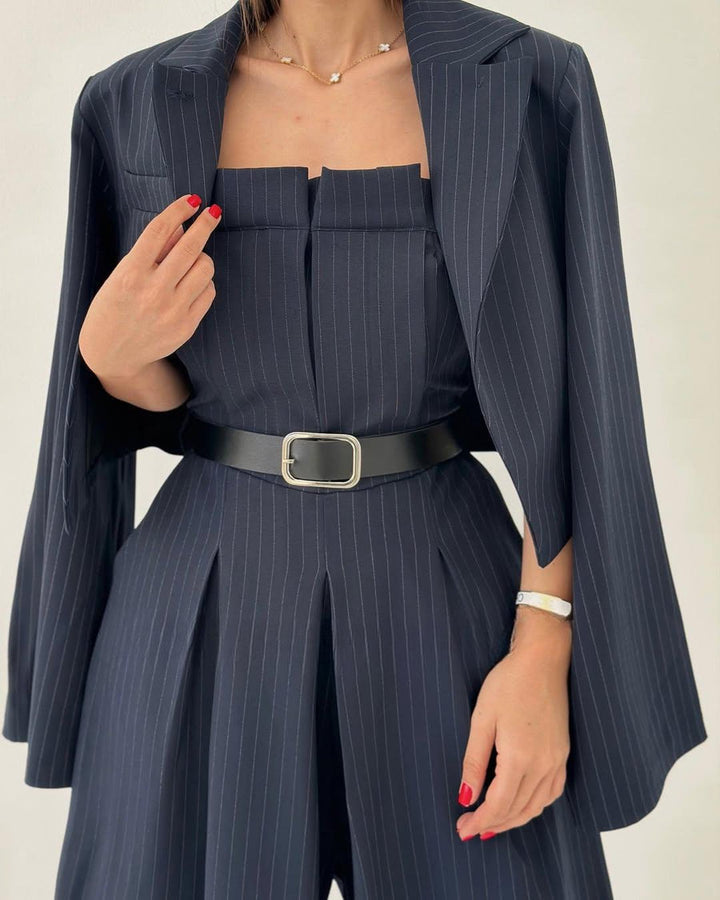 Lidia | Conjunto Chic de Bustier y Chaqueta para Mujeres – Diseño Moderno - Carlos Hernández Madrid