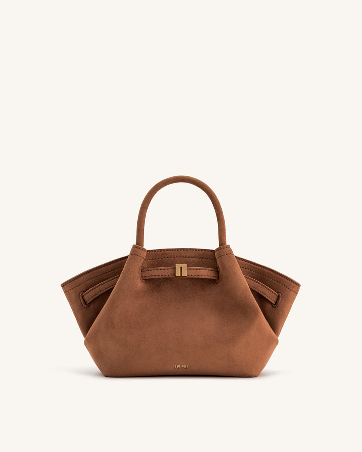 Mini bolso tote Hana de ante - Carlos Hernández Madrid