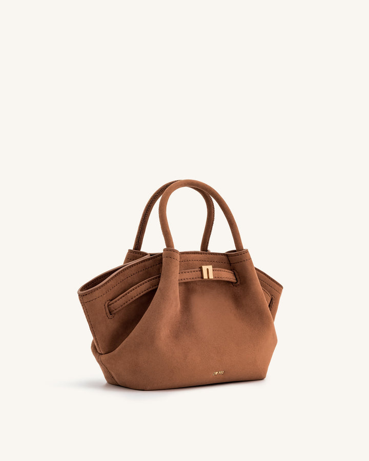 Mini bolso tote Hana de ante - Carlos Hernández Madrid