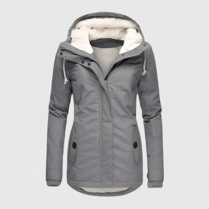 Lourdes | Chaqueta de invierno impermeable con capucha - Carlos Hernández Madrid