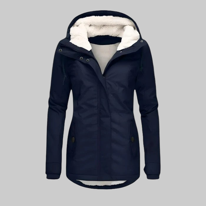 Lourdes | Chaqueta de invierno impermeable con capucha - Carlos Hernández Madrid