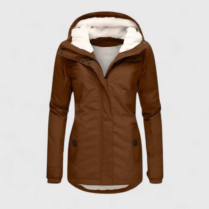 Lourdes | Chaqueta de invierno impermeable con capucha - Carlos Hernández Madrid