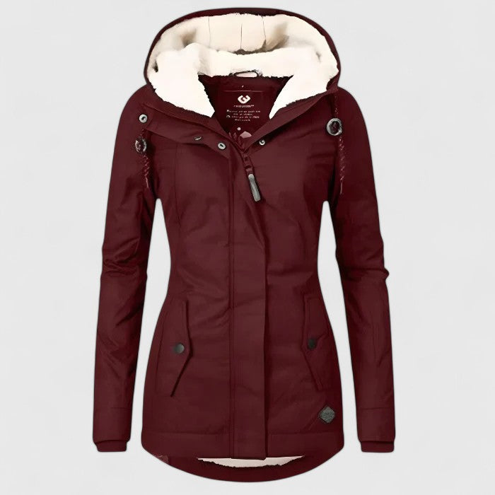 Lourdes | Chaqueta de invierno impermeable con capucha - Carlos Hernández Madrid